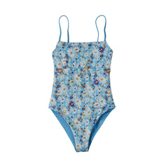 Patagonia W's Reversible Sunrise Slider Swimsuit - Recycled Polyester Lago Blue Swimwear