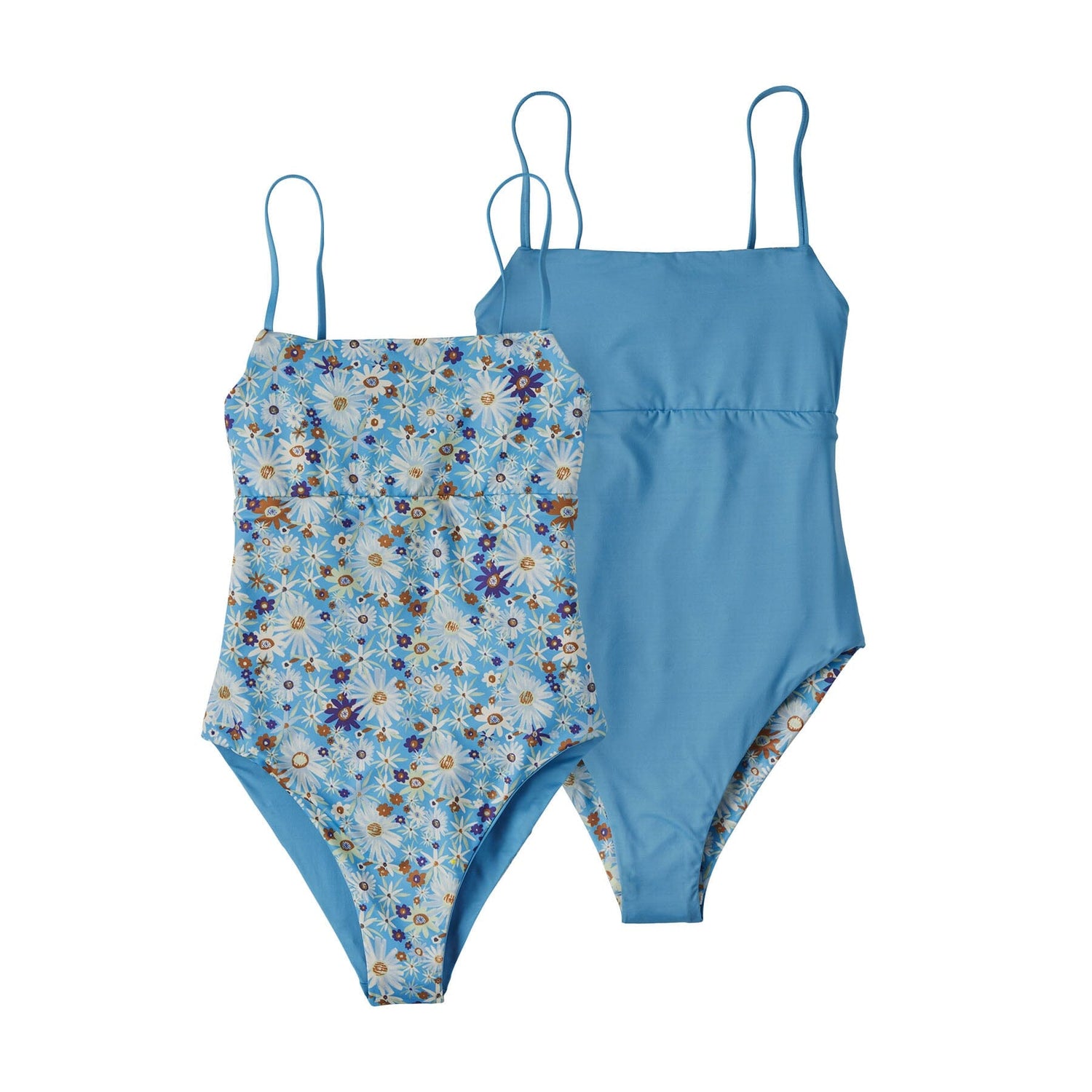 MAILLOT DE BAIN UNI EN POLYESTER RECYCLE