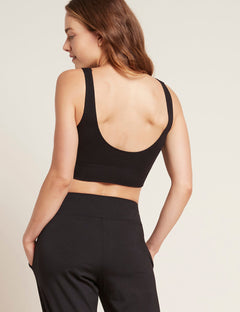 Boody - W's Ribbed Seamless Bra - Bamboo - Weekendbee - sustainable sportswear