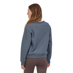 Patagonia - W's Ridge Rise Stripe Uprisal Crew Sweatshirt - Recycled Polyester & Recycled Cotton - Weekendbee - sustainable sportswear