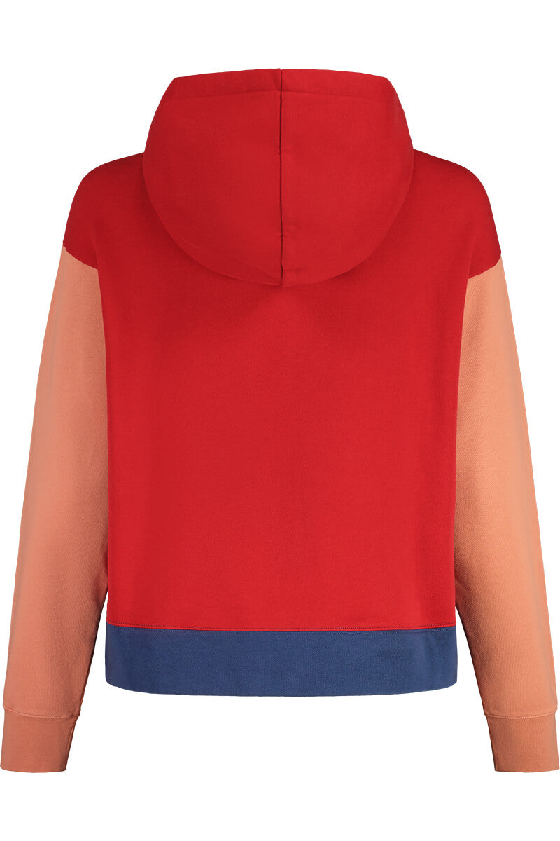 Maloja W's RingelblumeM. Organic Sweat Hoody - 100% Organic Cotton Midnight Multi Shirt