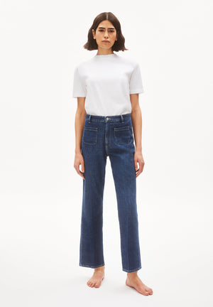 Armedangels W's Rumaa Hemp jeans - Organic Cotton & Hemp True Mid Blue 32