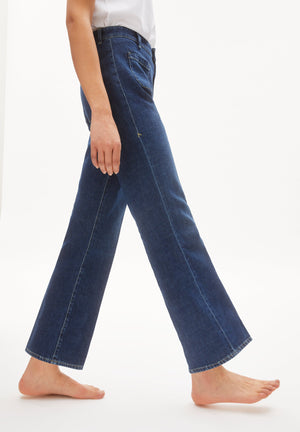 Armedangels W's Rumaa Hemp jeans - Organic Cotton & Hemp True Mid Blue 32