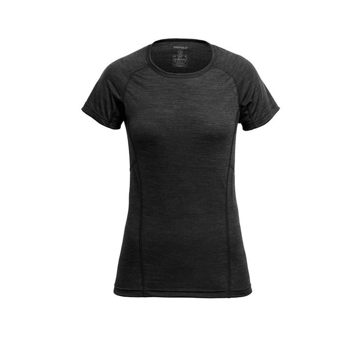 Devold W's Running T-Shirt - Merino Wool & Tencel Anthracite Shirt