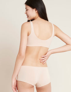 Boody - W's Shaper Crop Bra - Bamboo - Weekendbee - sustainable sportswear