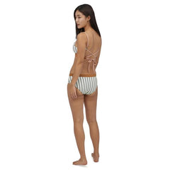 Patagonia W's Shell Seeker Bikini Bottoms - Recycled Polyester Sentinel Stripe: Ink Black Swimwear