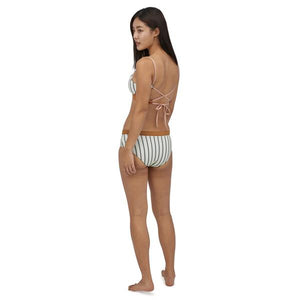 Patagonia W's Shell Seeker Bikini Bottoms - Recycled Polyester Sentinel Stripe: Ink Black