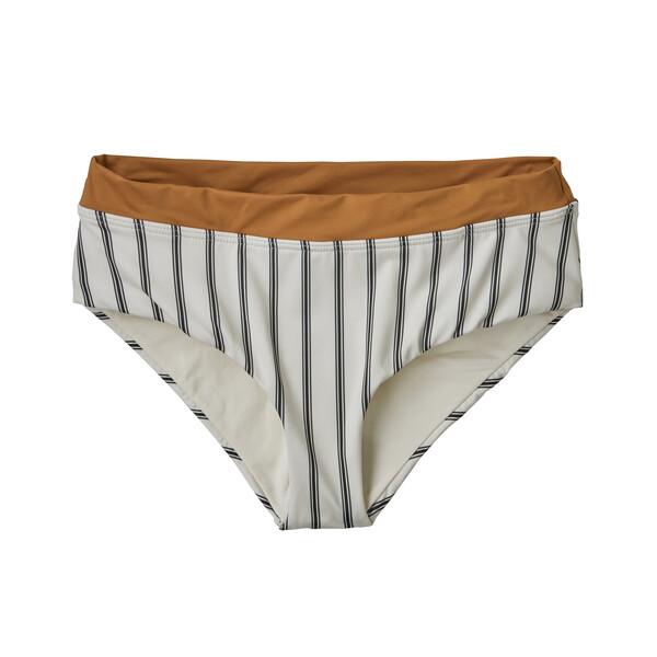 Patagonia W's Shell Seeker Bikini Bottoms - Recycled Polyester Sentinel Stripe: Ink Black Swimwear