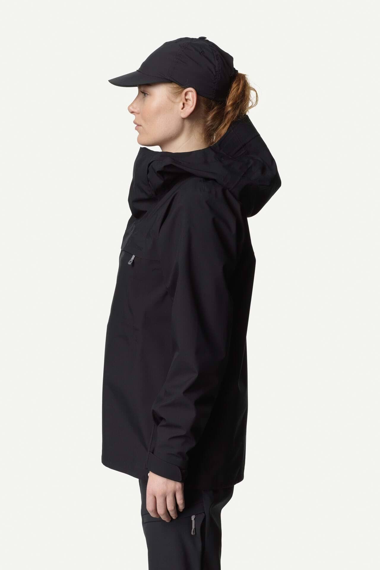 Houdini W's Shelter Anorak Shell Jacket - Recycled Polyester Black Jacket