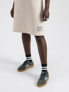 Pure Waste W's Short Sleeve Sweatshirt Dress - Recycled cotton & Recycled polyester Ecru Dress