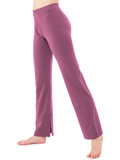 Mandala W's Side Slit Yoga Pants - Tencel Lyocell & Organic Cotton Vintage Curtain Pants