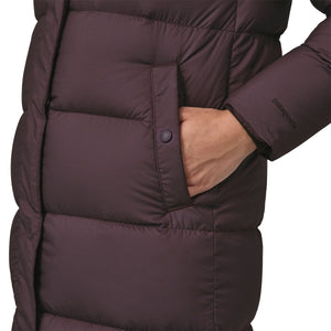 Patagonia W's Silent Down Long Parka - Recycled Down & Recycled Polyester Obsidian Plum