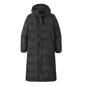 Patagonia W's Silent Down Long Parka - Recycled Down & Recycled Polyester Black