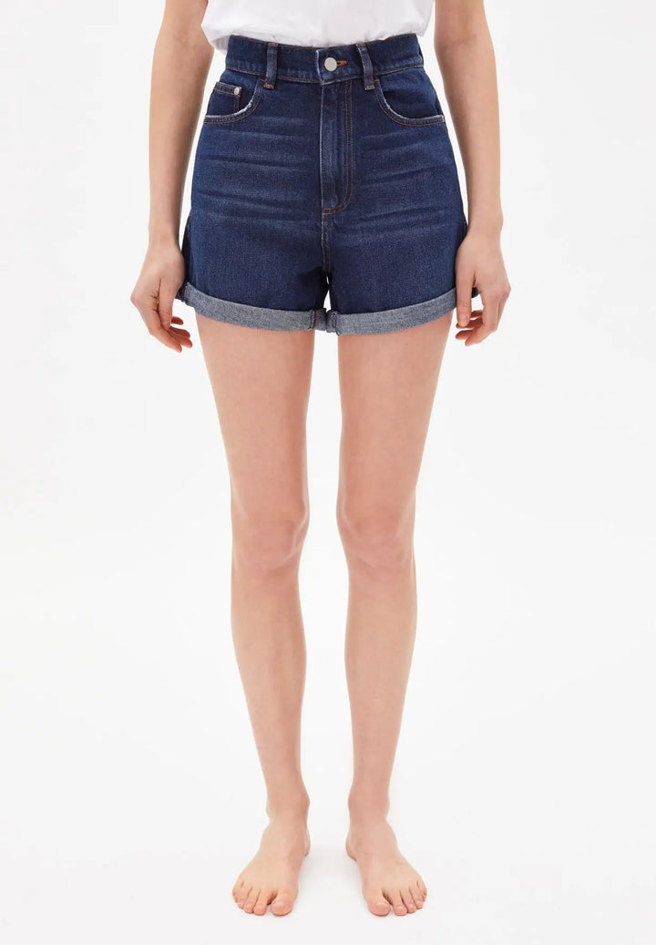 W's Silvaa Denim shorts - 100% Organic cotton Pants Armedangels Simple Blue 26