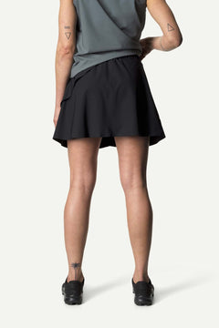 Houdini W's Skort - Recycled Polyester True Black Skirt