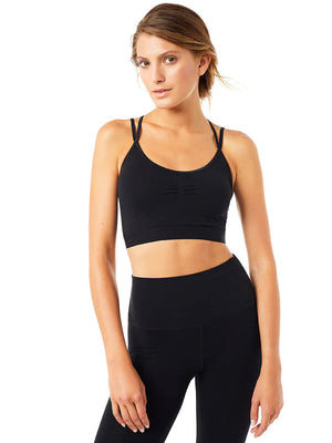 Mandala W's Slim Studio Bra - Tencel & Organic Cotton Black