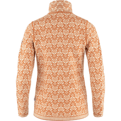 Fjällräven W's Snow Cardigan - 100% Wool Desert Brown Shirt