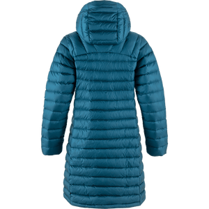 Fjällräven W's Snow Flake Parka - Recycled Nylon & Traceable Down Deep Sea