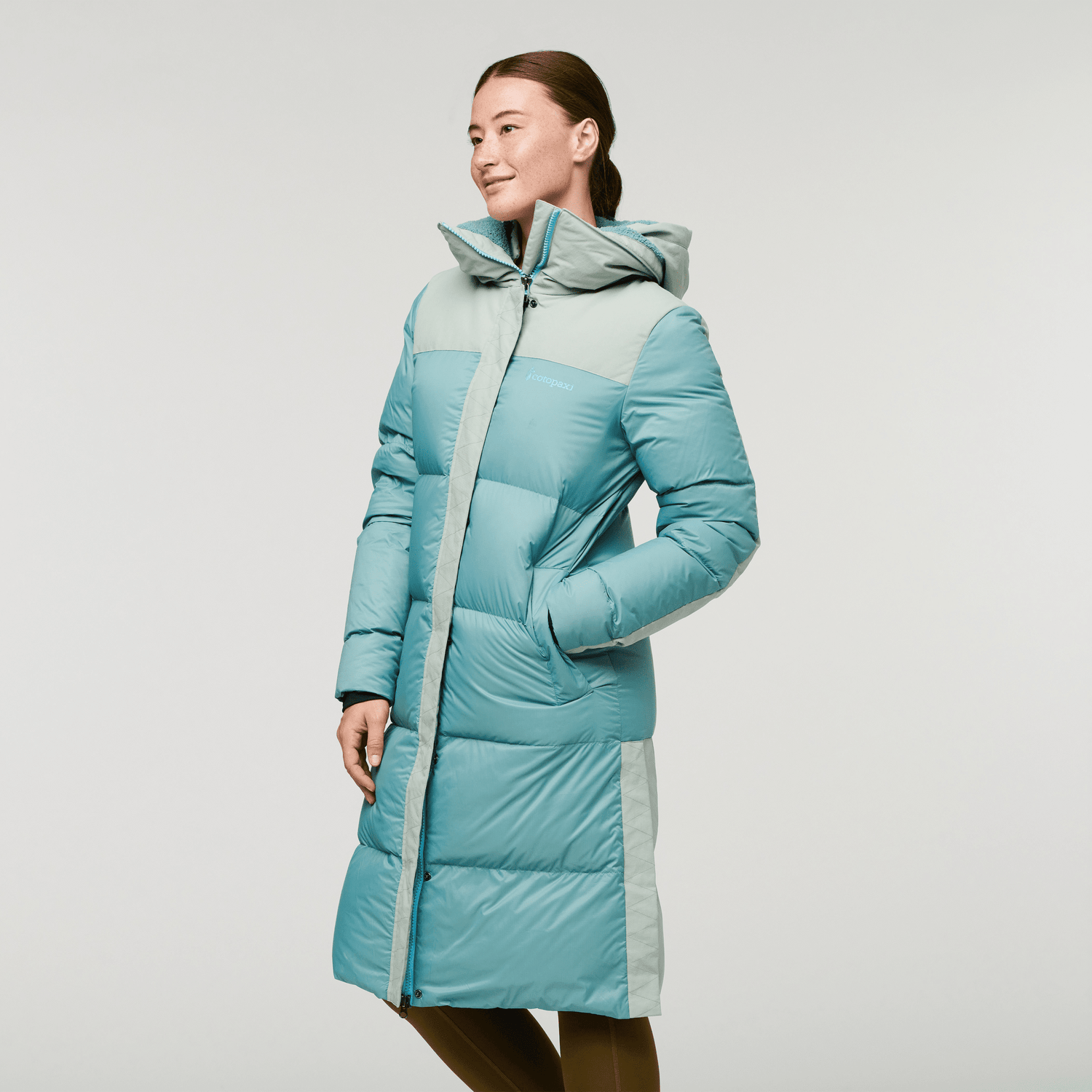 Cotopaxi W's Solazo Down Parka - Responsibly sourced down Silver Leaf & Bluegrass Jacket