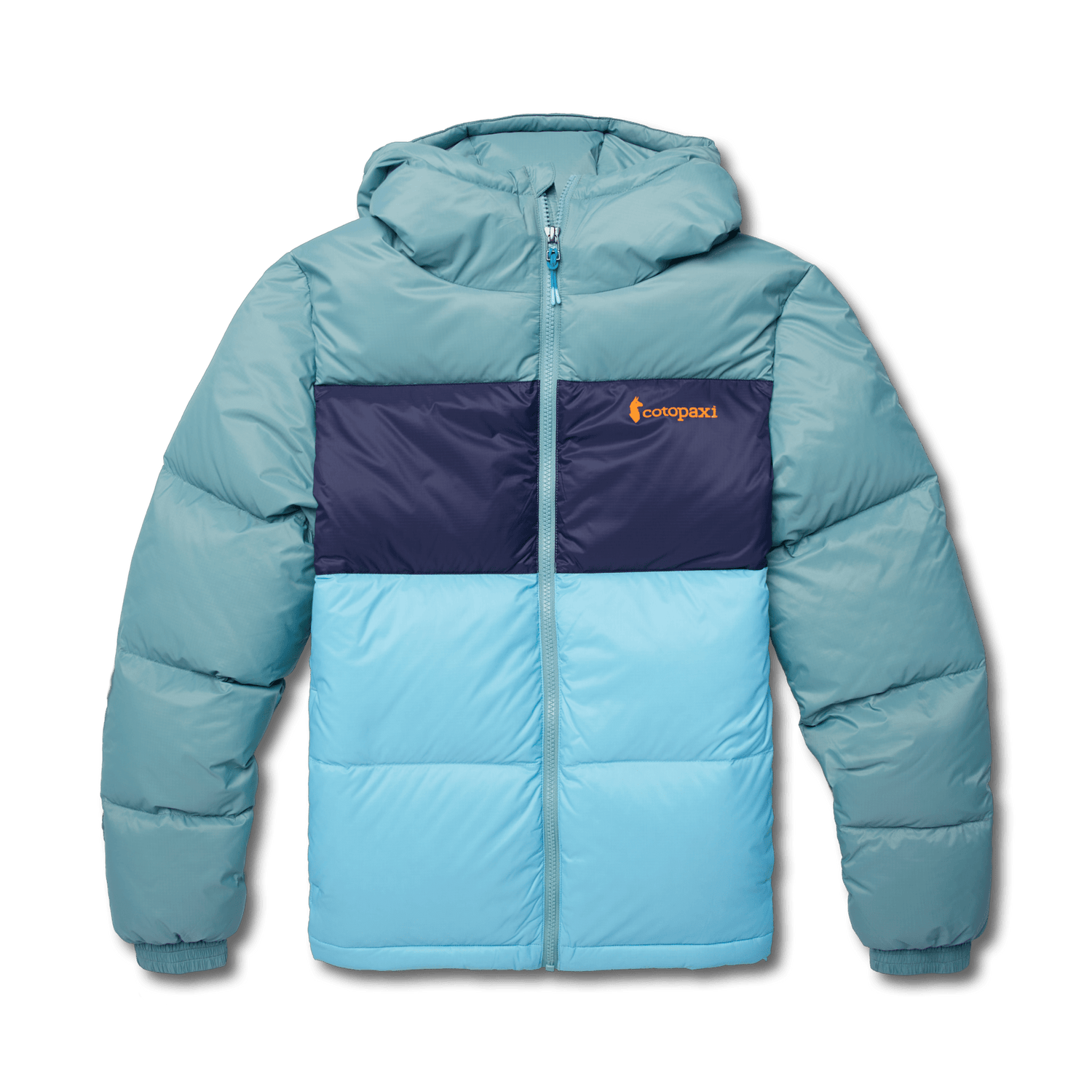 Cotopaxi W's Solazo Hooded Down Jacket - Responsibly sourced down Bluegrass & Blue Sky Jacket