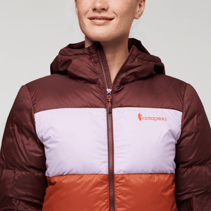 Cotopaxi W's Solazo Hooded Down Jacket - Responsibly sourced down Chestnut & Spice