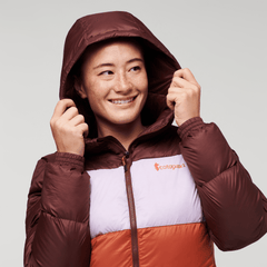 Cotopaxi - W's Solazo Hooded Down Jacket - Responsibly sourced down - Weekendbee - sustainable sportswear