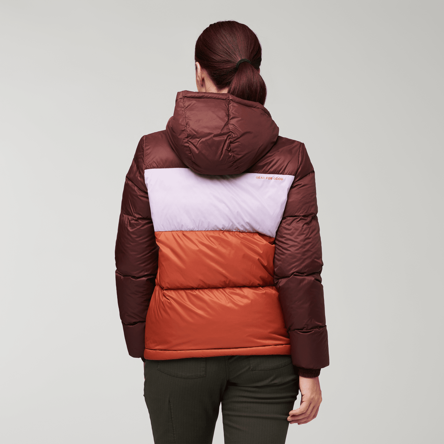 Cotopaxi W's Solazo Hooded Down Jacket - Responsibly sourced down Chestnut & Spice Jacket