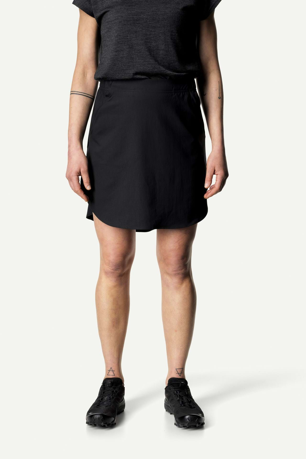 Houdini W's Stride Skirt - Recycled PET True Black Skirt