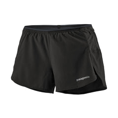 Patagonia W's Strider Pro Running Shorts - 3" - Recycled Polyester Black Pants