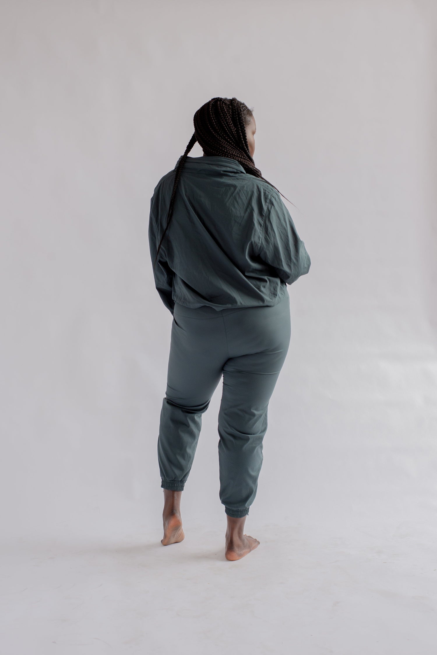 Girlfriend Collective W's Summit Track Pant - Made From Recycled PET Bottles Moss Pants