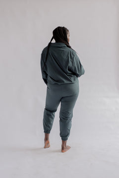 Girlfriend Collective W's Summit Track Pant - Made From Recycled PET Bottles Moss Pants