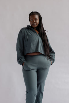 Girlfriend Collective W's Summit Track Pant - Made From Recycled PET Bottles Moss Pants
