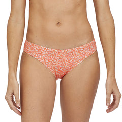 Patagonia W's Sunamee Bikini Bottoms - Recycled Nylon Bell Flower: Tigerlily Orange Swimwear