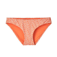 Patagonia W's Sunamee Bikini Bottoms - Recycled Nylon Bell Flower: Tigerlily Orange Swimwear