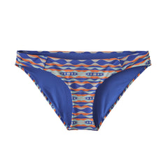 Patagonia W's Sunamee Bikini Bottoms - Recycled Nylon Coast Highway Small: Float Blue M Swimwear