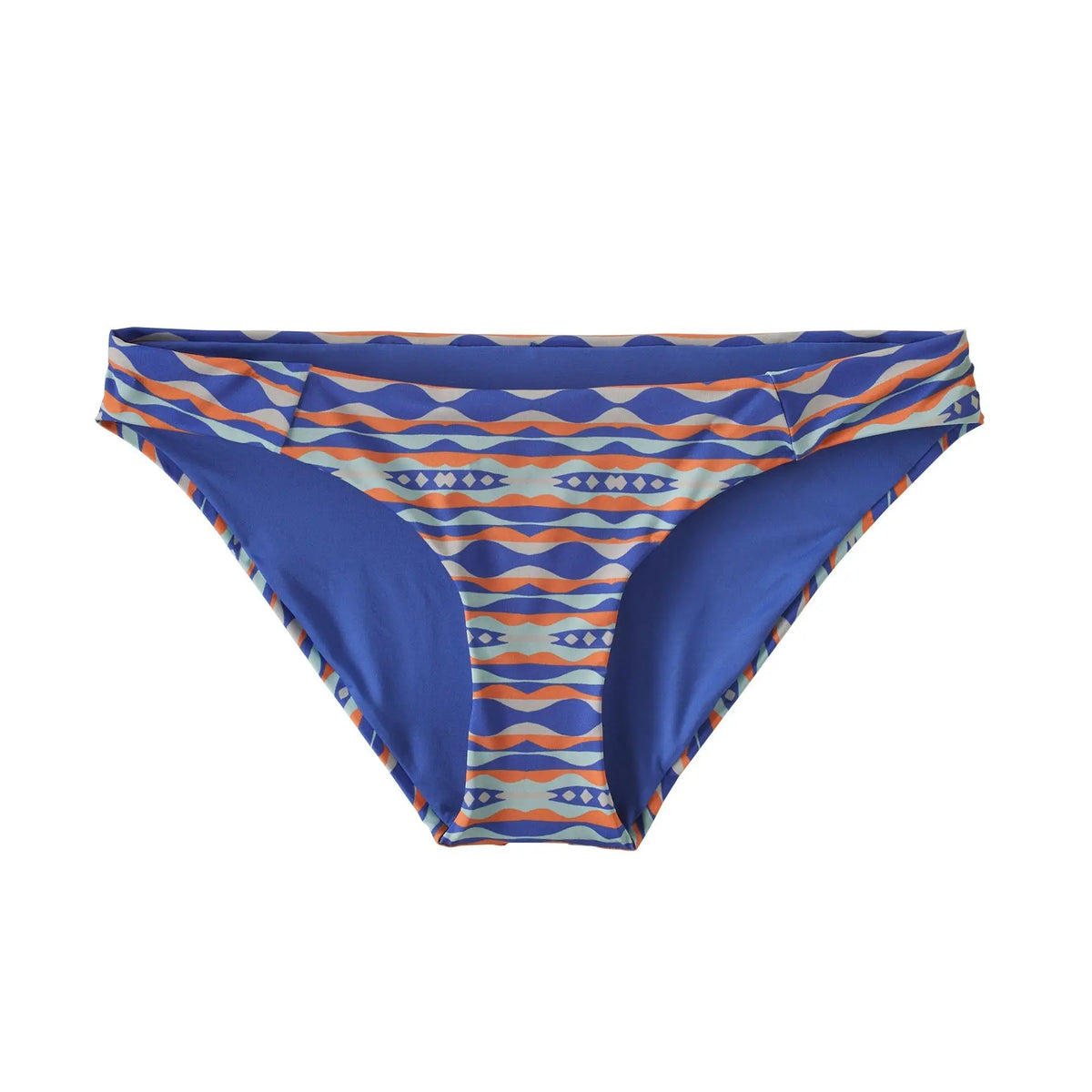 W's Sunamee Bikini Bottoms - Recycled Nylon Swimwear Patagonia Coast Highway Small: Float Blue M