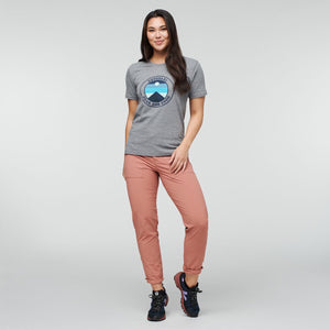 Cotopaxi W's Sunny Side T-shirt - Organic Cotton & Recycled Polyester Heather Grey