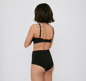 Organic Basics W's Super High-Rise Briefs 2-pack - Organic Cotton Black
