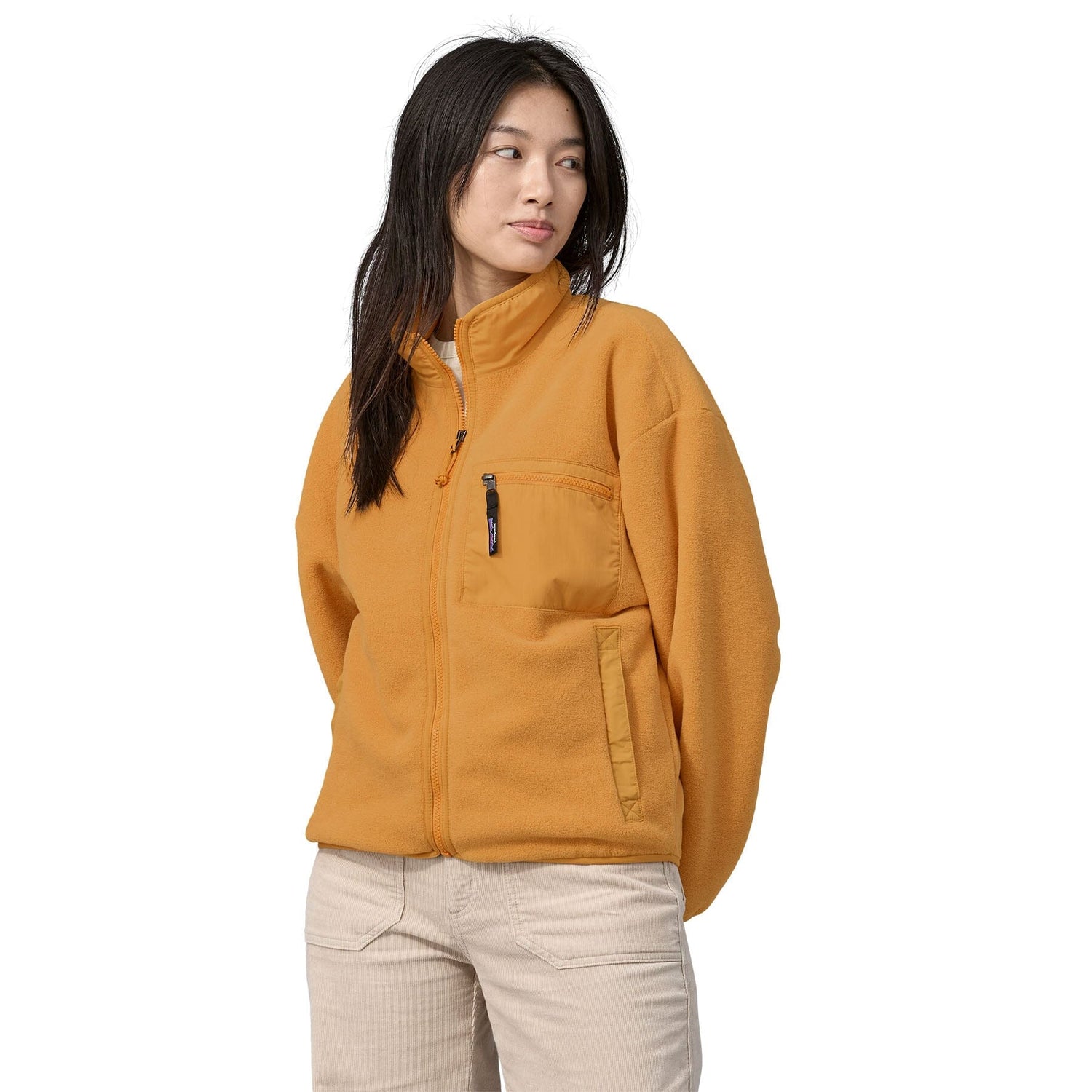 Patagonia W's Synchilla® Fleece Jacket - 100% recycled polyester Dried Mango Jacket
