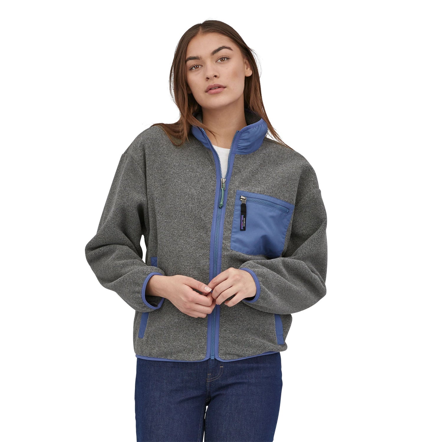 Patagonia W's Synchilla® Fleece Jacket - 100% recycled polyester Nickel Jacket