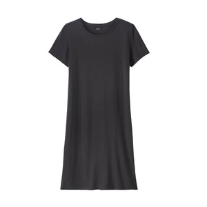 Patagonia W's T-Shirt Dress - Regenerative Organic Certified Cotton Ink Black