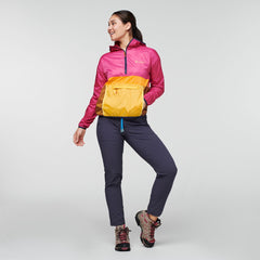 Cotopaxi - W's Teca Half-Zip Windbreaker - Repurposed Polyester - Weekendbee - sustainable sportswear