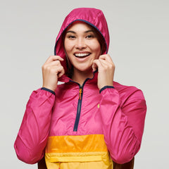 Cotopaxi - W's Teca Half-Zip Windbreaker - Repurposed Polyester - Weekendbee - sustainable sportswear