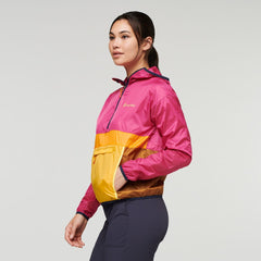 Cotopaxi W's Teca Half-Zip Windbreaker - Repurposed Polyester Pop Jacket
