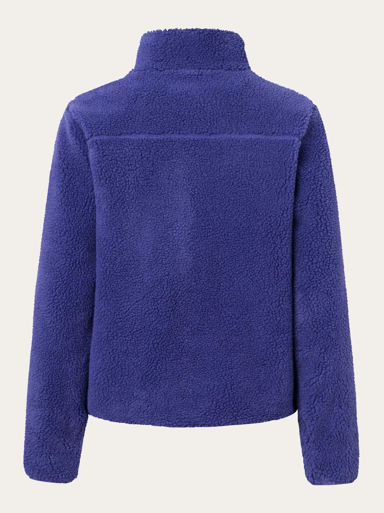 KnowledgeCotton Apparel - W's Teddy high neck fleece zip jacket - 100% Recycled PET - Weekendbee - sustainable sportswear