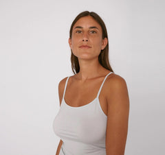 Organic Basics W's TENCEL Lite Singlet White Underwear