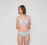W's TENCEL Lite Tanga 2-pack Underwear Organic Basics Cloudy Blue XS