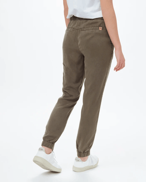 Tentree W's Tencel Pacific Jogger- Made From 100% Tencel Olive Night Green
