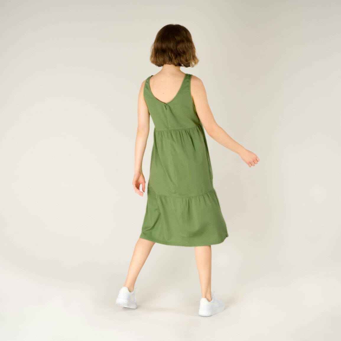 Sherpa W's Tharu Tank Dress - Organic cotton, Modal & Hemp Thyme Dress