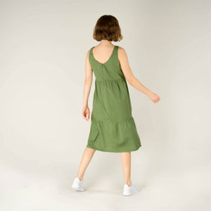 Sherpa W's Tharu Tank Dress - Organic cotton, Modal & Hemp Thyme